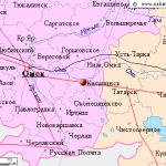 Карта окрестностей города Калачинск от НаКарте.RU