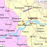Карта окрестностей города Красноармейск от НаКарте.RU