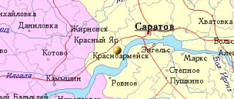 Карта окрестностей города Красноармейск от НаКарте.RU