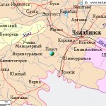 Карта окрестностей города Пласт от НаКарте.RU