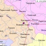 Карта окрестностей города Великий Устюг от НаКарте.RU