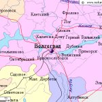 Карта окрестностей города Волгоград от НаКарте.RU